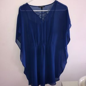 Never worn blue express dress